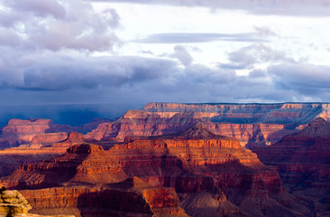 Dawn of a new day at the Grand Canyon
