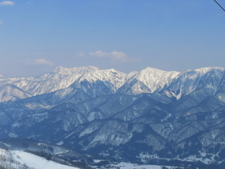 Fototapeta na wymiar Hakuba snow