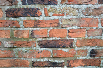 Naturally Grunge Textured Aged Brick Wall