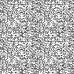 Doodle background in vector with doodles, flowers and paisley.