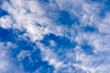 Blue sky with clouds