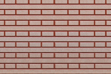 Obraz premium Brown and red tiles with symmetrical shapes