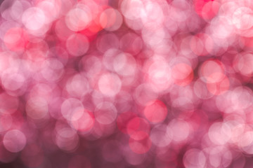 Pink abstract bokeh as background
