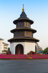 Yangzhou city landmark-Wenchang Pavilion