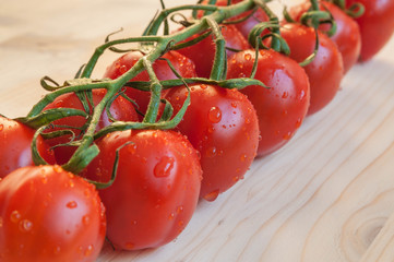 Fresh cherry tomatoes
