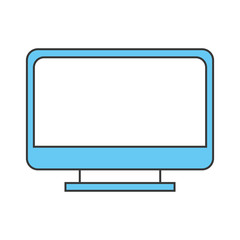 monitor computer isolated icon vector illustration design
