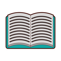 text book isolated icon vector illustration design