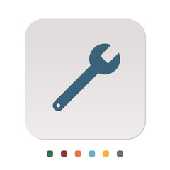 Papier Icon - Schraubenschlüssel Einstellungen