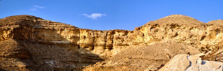 Panoramic view of Canyon Ein Avdat