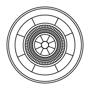 recommend clip art: casino gambling roulette wheel game image outline vector illustration