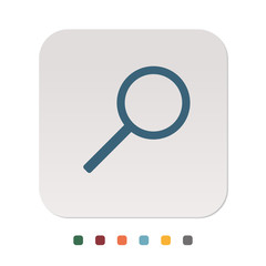 Papier Icon - Lupe Suche