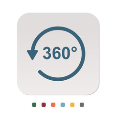 Papier Icon - 360 Grad