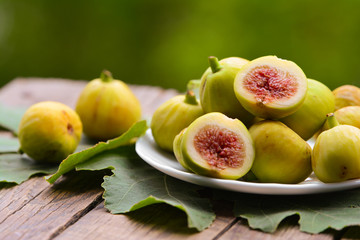 Ripe sweet figs