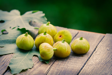Ripe sweet figs