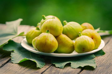 Ripe sweet figs
