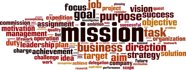 Mission word cloud