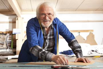 Cutter working in furniture factory