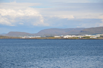 Fototapeta premium Ocean views in Reykjavik, Iceland