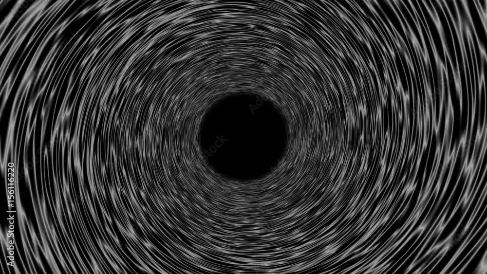 Poster abstract backgrund with psychedelic tunnel. digital backdrop