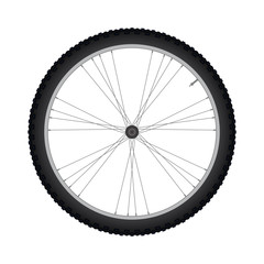 Obraz premium bicycle wheel vector 