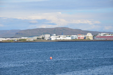 Ocean views in Reykjavik, Iceland