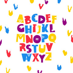  Geometrical vector alphabet. Letters