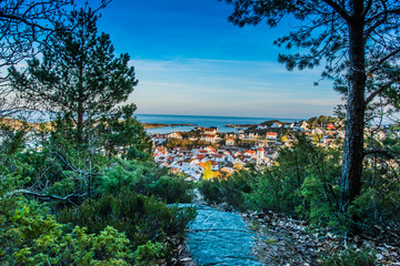 Fototapeta na wymiar A Beautiful View to the Norwegian town