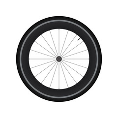 Fototapeta premium High Rim Wheel Road Bike vector 
