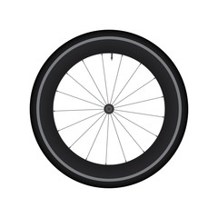 Fototapeta premium High Rim Wheel Road Bike vector 