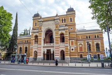 Fototapeta premium Georgian National Opera and Ballet Theater which built in 1851 in Tbilisi, Georgia