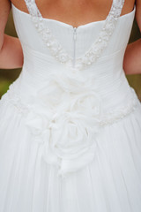 Fototapeta na wymiar wedding dress details