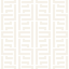 Interlacing Lines Subtle Lattice. Ethnic Monochrome Texture. Vector Seamless Black and White Pattern.