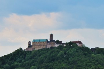 Fototapeta na wymiar Wartburg bei Eisenach