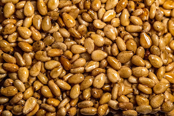 Macro Shot Of The Sesame Cereal Bar