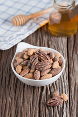 Honey roasted mixed nuts.