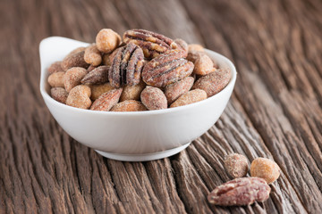 Honey roasted mixed nuts.