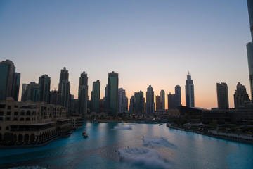 musical fountain in Dubai