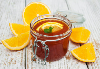 Delicious orange jam