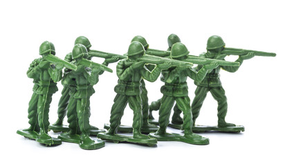 Collection of traditional toy soldiers