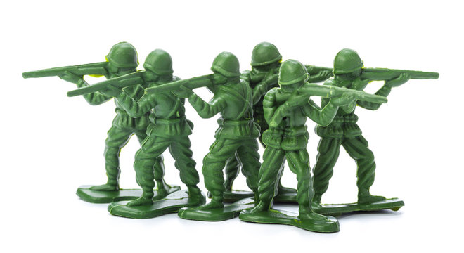 Collection of traditional toy soldiers