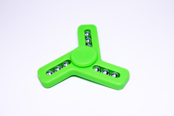 spinner stress relieving toy isolated on on white