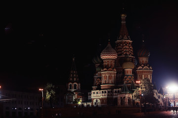 Fototapeta na wymiar night cityscape Russia