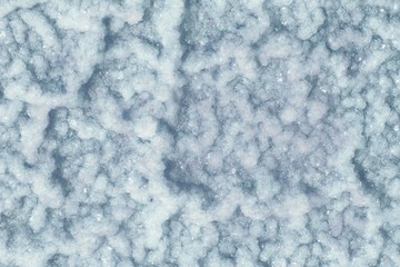 Obraz premium Pattern of blue vintage macro salt crystals