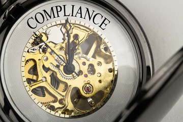 Compliance auf Taschenuhr