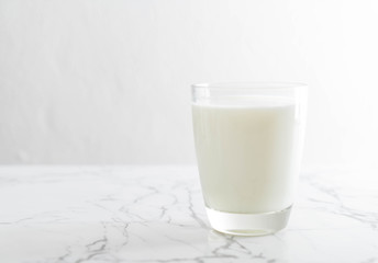glass of fresh milk