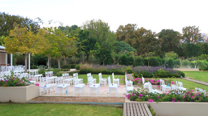 Wedding Ceremony Chairs Set Up