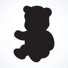 Toy Bear. Vector drawing
