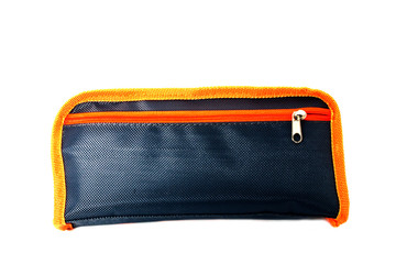 pencil-box on white background