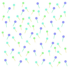 Seamless cute lollipop pattern