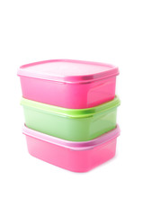 a plastic container on a white background